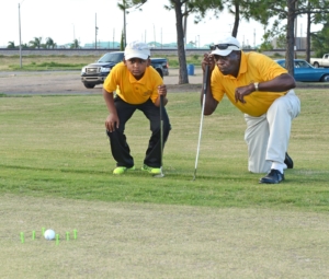First Tee Coach With Student